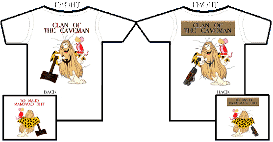 Caveman T-Shirt Pics